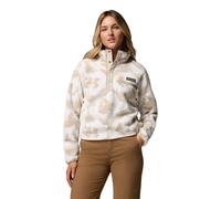 Columbia - Women's Helvetia II Printed Cropped Half Snap - Pull polaire - XS - sea salt / sprayflower