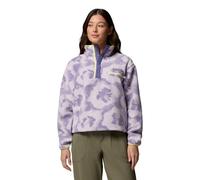 Columbia - Helvetia II Printed Cropped Half Snap - Polaire femme Stormwatch / Sprayflower - L