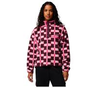 Columbia - Polaire Sherpa Courte Semi-boutonnée avec Imprimé Helvetia™ II - Rouge - Taille L - Femme