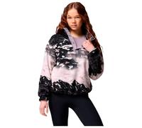Columbia - Polaire imprimée demi-pressionnée - Helvetia II Printed Cropped Half Snap Shale Purple Sisters pour Femme - Taille L - Rose Rose L