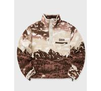 Columbia - Polaire imprimée demi-pressionnée - Helvetia II Printed Cropped Half Snap Tobacco Sisters Dark Stone pour Femme - Taille M - Marron Marron M