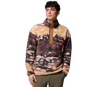 Columbia - Polaire imprimée demi-pressionnée - Helvetia II Printed Half Snap Fleece Camel Brown Sisters pour Homme - Taille S - Marron Marron S