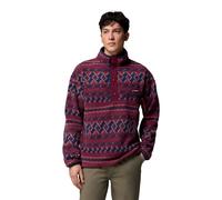 Columbia - Helvetia II Printed Half Snap Fleece - Polaire homme Rich Wine KnitKnot - XL