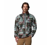 Columbia - Polaire imprimée demi-pressionnée - Helvetia II Printed Half Snap Fleece Sedona Sage Geomix pour Homme - Taille M - Bleu Bleu M