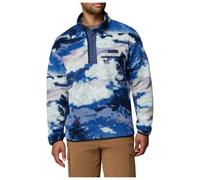 Columbia - Polaire à col montant demi-pressionné - Helvetia II Printed Half Snap Fleece Collegiate Navy Dreaming pour Homme en Nylon - Taille M Navy M