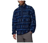 Columbia - Helvetia II Printed Half Snap Fleece - Pull polaire - M - mountain blue / retrotree