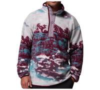 Columbia - Helvetia II Printed Half Snap Fleece - Pull polaire - M - rich wine / sisters
