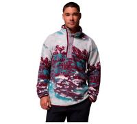 Columbia - Helvetia II Printed Half Snap Fleece - Polaire homme Rich Wine Sisters - M