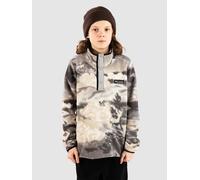Columbia Helvetia II Printed Snap Kids Half-Zip Pull polaire gris M
