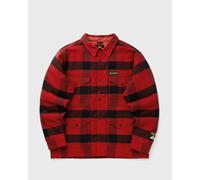 Columbia - Surchemise à carreaux - High Cascades Shirt Jacket Red Dahlia Tims Buffalo Plaid pour Homme en Coton - Taille M - Rouge Rouge M
