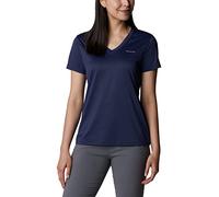T-shirt Columbia Hike V-Neck manche courte bleu nuit femme - L