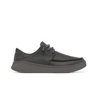 Columbia Homme Boatside Leather Chaussure de randonnée, Noir Gris foncé, 48 EU