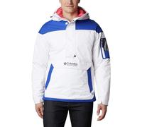 Columbia Homme Challenger 1/2 Fermeture Éclair Pull Veste, Blanc / Lapis Bleu, S