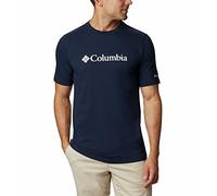 Columbia Homme Chemise Manches Courtes De Randonnée, Collegiate Navy, White 467, XXL