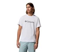 Columbia T-shirt CSC Basic Logo - coton biologique, manches courtes Homme - Blanc XL