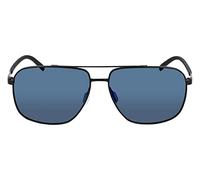 Columbia Homme Mist Trail Lunettes De Soleil, Matte Black/Blue Mirror Lens, Taille Unique EU