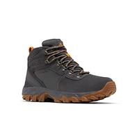 Columbia Homme Newton Ridge Plus II Suede Waterproof Bottes de Trekking et de randonnée mi-Hautes, Ambre doré Gris foncé, 49 EU