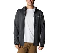Columbia Homme Park View Veste Polaire Zipp e Capuche, Black Heather, S EU