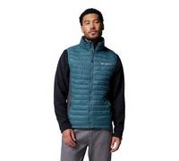Columbia Homme Powder Pass Hybrid Vest Doudoune Sans Manches, Bleu, L EU