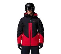 Columbia Homme Powder Prime Jacket Veste De Ski, Rouge Montagne, Noir, S EU
