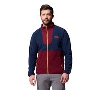 Columbia - Sequoia Grove Full Zip Fleece - Polaire homme Rich Wine / Collegiate Navy - M