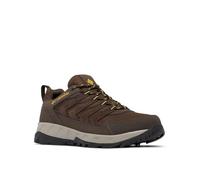 Columbia Homme STRATA Trail Low WP Chaussure de randonnée, Cordovan, Golden Yellow, 43 EU