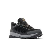Columbia Homme STRATA Trail Low WP Chaussures de Trekking et de randonnée Taille Basse, Black, Elk, 47 EU