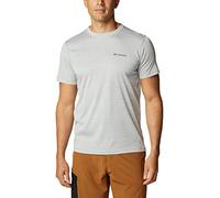 Columbia Homme Zero Rules T Shirt Manches Courtes Technique, Columbia Grey Heather 039, S EU