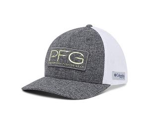 Columbia Hooks PFG Mesh Crochets Ball Cap, Grille bruyère/Or, L Mixte