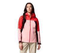Columbia - Inner Limits IV Jacket - Veste imperméable femme Pink Sand / Poppy Red / Moonvista - XS