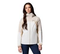 Columbia Inner Limits 4 veste de pluie imperméable pour femme, sel de mer/pierre foncé/fossile ancien, taille M