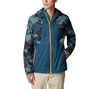 Columbia Inner Limits Jacket, Veste De Pluie Imperméable Homme, Night Wave/Metal Mod Camo Print, Taille XL