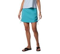 Columbia Jupe-Short froncée Toutes Saisons pour Femme, Bleu Sarcelle, Taille L
