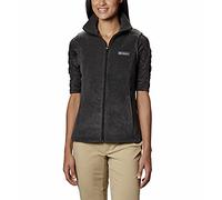 Columbia Kamizelka Benton Springs Gilet Polaire, Charbon de Bois, L wąska Talia Femmes