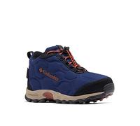 Columbia KIDS FIRECAMP MID 2 WATERPROOF Chaussures Montantes De Randonnée Et Trekking imperméables Mixte enfant, Bleu (Blue Shadow x Rusty) - Children, 31 EU