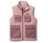Columbia - Kid's Jasper Ridge Pebbled Fleece Vest - Polaire sans manches - M - eraser pink / fig