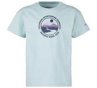 Columbia - Kid's Mission Lake II S/S Graphic Shirt - T-shirt - M - marine light / bubbly scoped view