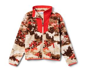 Columbia - Kid's Sequoia Grove Printed Full Zip Fleece - Veste polaire - M - zing fieldaze / super sonic