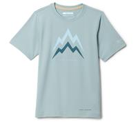 Columbia - Kid's Tech Trail Utility S/S Graphic Crew - T-shirt technique - M - crushed blue / energetic