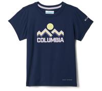 Columbia - Kid's Tech Trail Utility S/S Graphic Crew - T-shirt technique - S - collegiate navy / rainbow ridge
