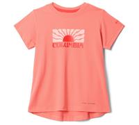 Columbia - Kid's Tech Trail Utility S/S Graphic Crew - T-shirt technique - XL - hot coral / floral groove