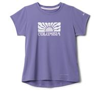 Columbia - Kid's Tech Trail Utility S/S Graphic Crew - T-shirt technique - XL - stormwatch / floral groove