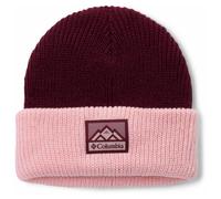 Columbia - Kid's Youth Whirlibird Cuffed Beanie - Bonnet - One Size - rich wine / satin pink / mountains