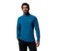 Columbia Klamath Range 2 Veste polaire semi-zippée pour homme Bleu phénix/noir Taille L