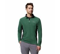 Columbia Klamath Range 2 Half Zip Pull en polaire Homme , Forêt Tropicale, Noir , XS