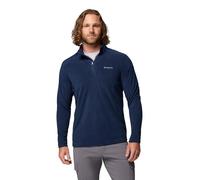 Columbia Klamath Range II Half Zip Chemise de randonnée, Bleu Marine uni, L Homme