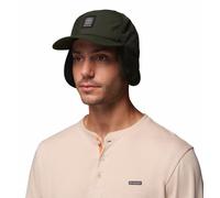 Columbia Landroamer - Casquette de baseball avec cache-oreilles - Pour l'hiver - Pour l'hiver - Taille unique - Vert foncé