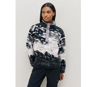 Columbia Lavender Purple Helvetia II Printed Cropped Half Snap Fleece