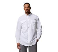 Columbia Long Sleeve Shirt Chemise à Manches Longues Bonehead, Blanc, L Homme