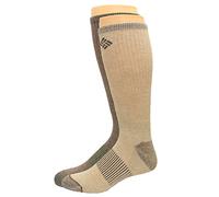 Columbia Chaussettes Heather Crew Homme – Lot de 4 Marron Taille Unique (47% polyester, 39% coton)